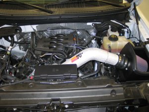 Ford F150 Performance Air Intake - K&N Engineering - High Flow Performance Intake Kit - `11-`14